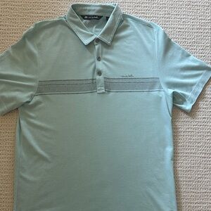 Travis Mathew Aqua Polo Shirt